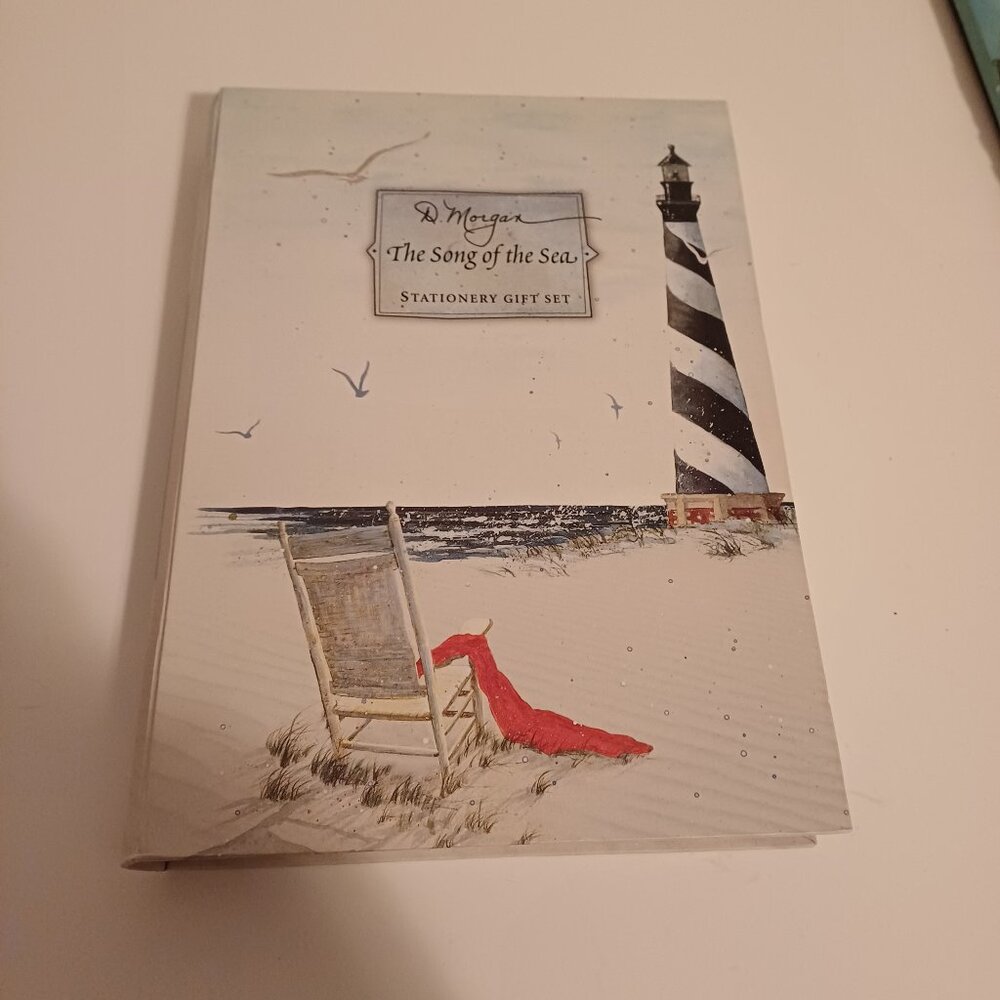 'The Song of the Sea' Stationery Gift Set - Red and White